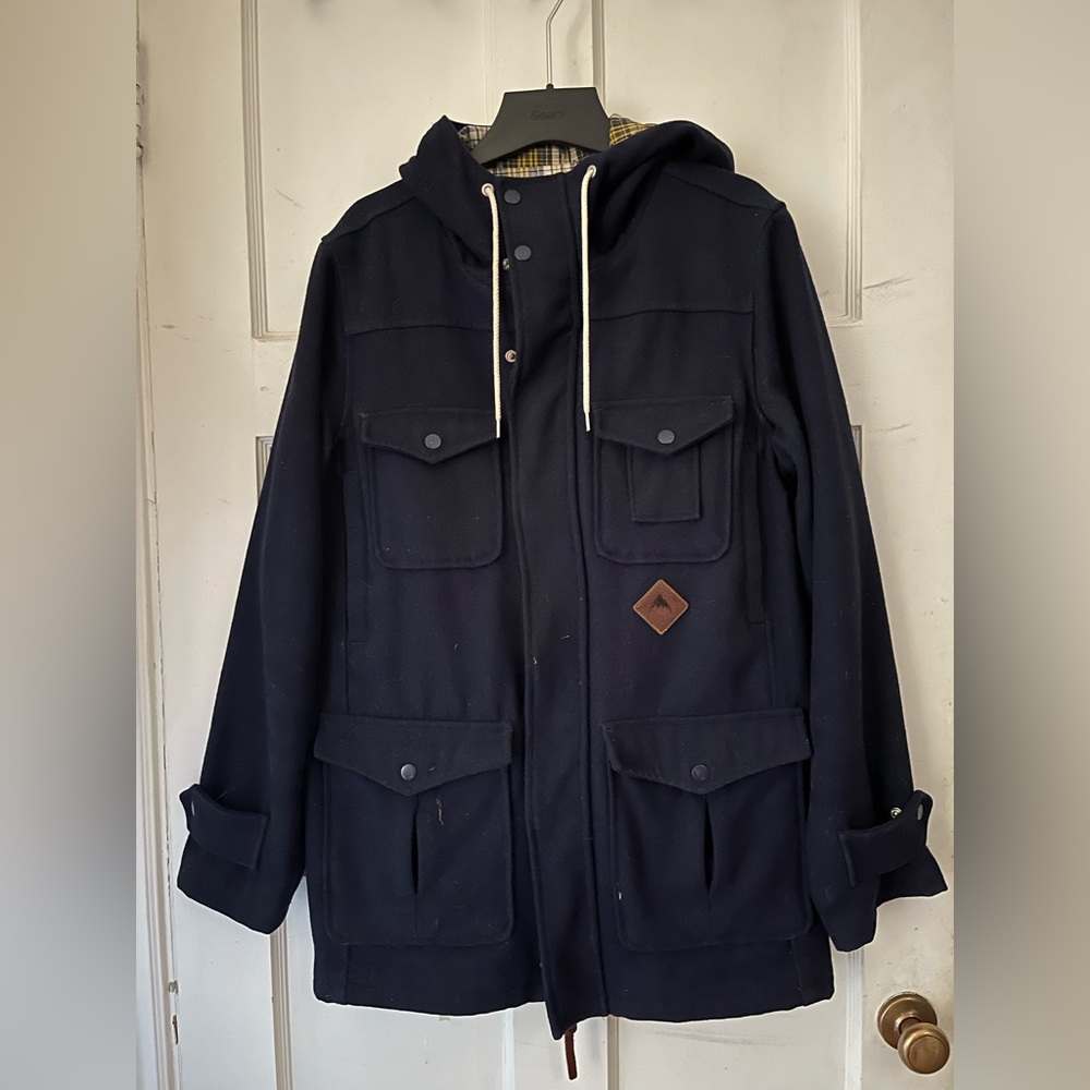 Mens Burton Match Wool Spring Coat